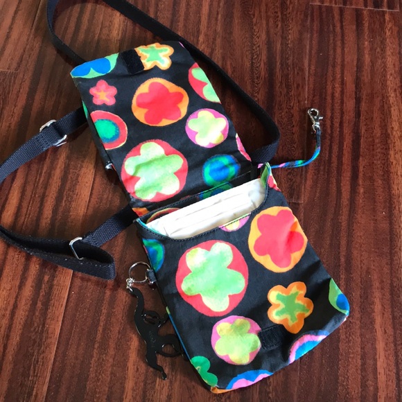 Kipling Black/Multi-Color Small Crossbody Bag - Picture 4 of 8